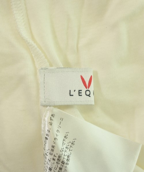 L'EQUIPE YOSHIE INABA（レキップヨシエイナバ）Tシャツ・カットソー 白 サイズ:40(M位) レディース/2200640120382