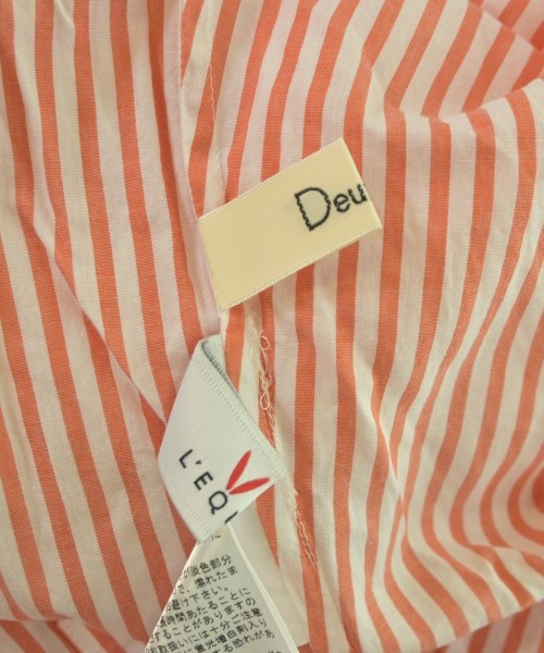 L'EQUIPE YOSHIE INABA（レキップヨシエイナバ）ブラウス オレンジ サイズ:38(S位) レディース/2200640120450