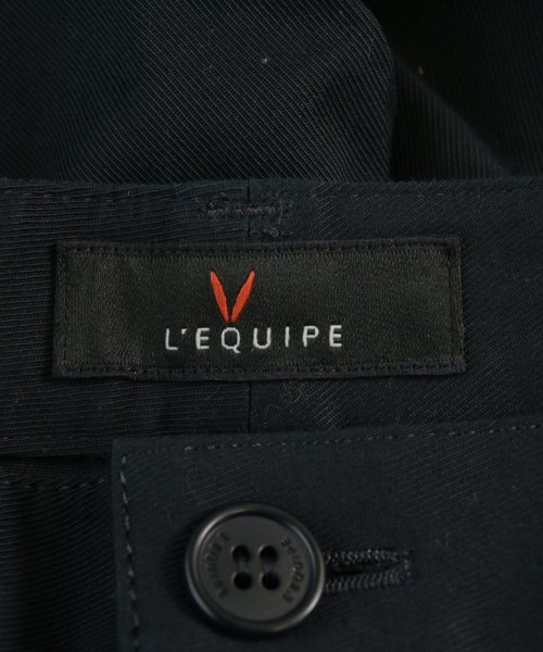 L'EQUIPE YOSHIE INABA（レキップヨシエイナバ）クロップドパンツ 紺 サイズ:40(M位) レディース/2200640120580