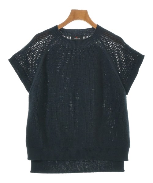 L'EQUIPE YOSHIE INABA(レキップヨシエイナバ)ニット・セーター 紺 サイズ:38(S位)/2200645867046