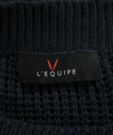 L'EQUIPE YOSHIE INABA（レキップヨシエイナバ）ニット・セーター 紺 サイズ:38(S位) レディース/2200645867046