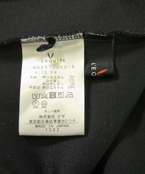 L'EQUIPE YOSHIE INABA（レキップヨシエイナバ）カジュアルシャツ 黒 サイズ:38(S位) レディース/2200653845029