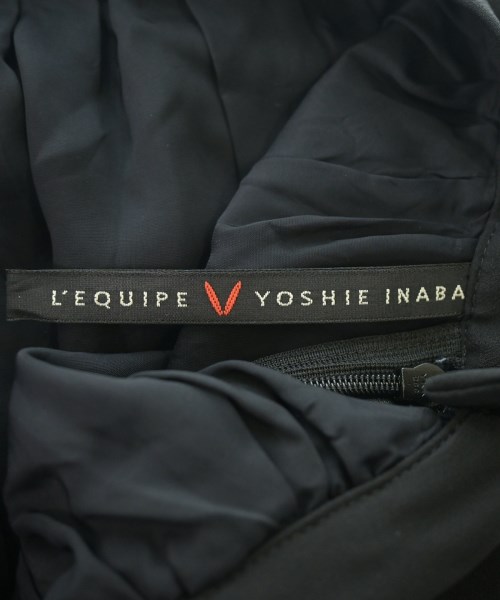 L'EQUIPE YOSHIE INABA（レキップヨシエイナバ）ひざ丈スカート 黒 サイズ:38(S位) レディース/2200700909049
