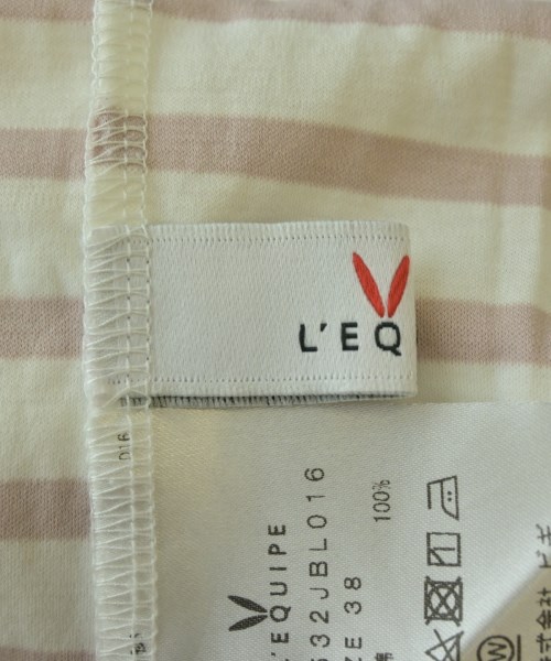 L'EQUIPE YOSHIE INABA（レキップヨシエイナバ）Tシャツ・カットソー 白 サイズ:38(S位) レディース/2200701410094