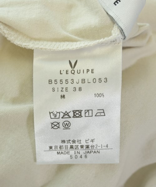 L'EQUIPE YOSHIE INABA（レキップヨシエイナバ）Tシャツ・カットソー グレー サイズ:38(S位) レディース/2200707984018