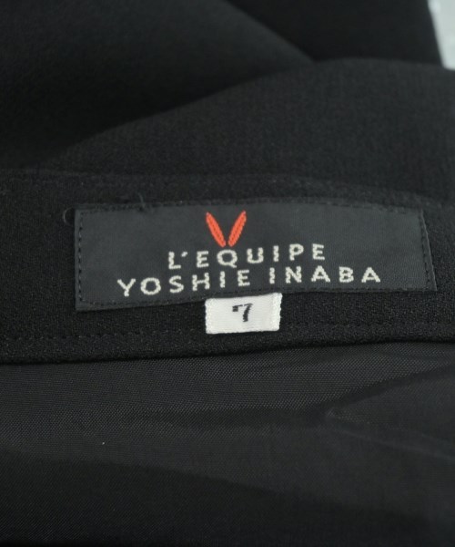 L'EQUIPE YOSHIE INABA（レキップヨシエイナバ）ロング・マキシ丈スカート 黒 サイズ:7(S位) レディース/2200708518090