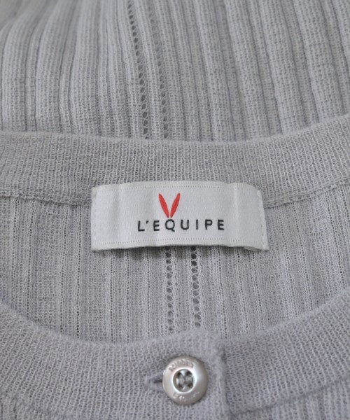 L'EQUIPE YOSHIE INABA（レキップヨシエイナバ）カーディガン グレー サイズ:40(M位) レディース/2200664213138