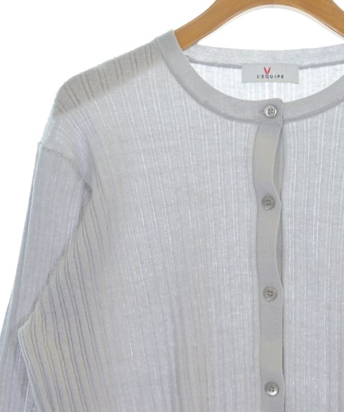L'EQUIPE YOSHIE INABA（レキップヨシエイナバ）カーディガン グレー サイズ:40(M位) レディース/2200664213138