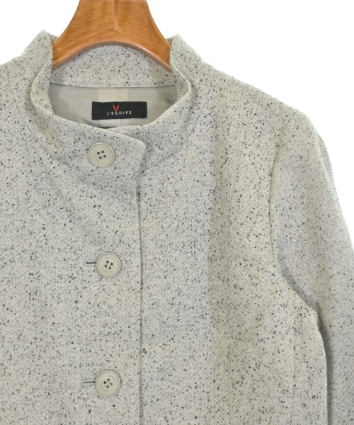 L'EQUIPE YOSHIE INABA（レキップヨシエイナバ）カジュアルジャケット グレー サイズ:38(S位) レディース/2200666450036