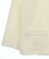 L'EQUIPE YOSHIE INABA（レキップヨシエイナバ）ノーカラージャケット 白 サイズ:38(S位) レディース/2200666450043