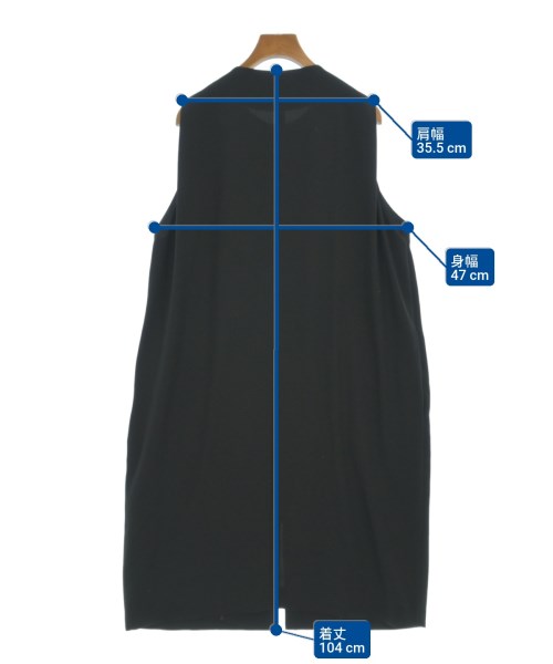 L'EQUIPE YOSHIE INABA（レキップヨシエイナバ）ワンピース 黒 サイズ:38(S位) レディース/2200666450081