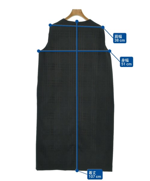 L'EQUIPE YOSHIE INABA（レキップヨシエイナバ）ワンピース 黒 サイズ:38(S位) レディース/2200666586018