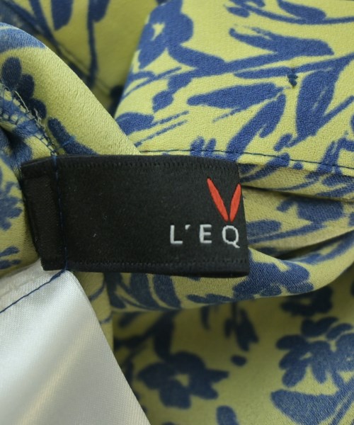 L'EQUIPE YOSHIE INABA（レキップヨシエイナバ）ワンピース 黄 サイズ:38(S位) レディース/2200669199031