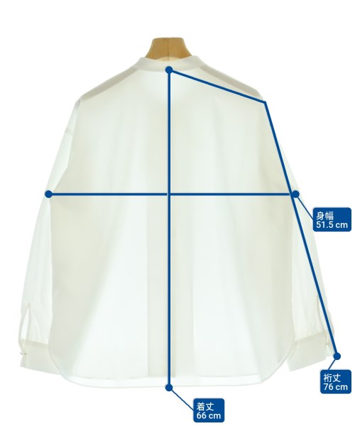 L'EQUIPE YOSHIE INABA（レキップヨシエイナバ）ブラウス 白 サイズ:38(S位) レディース/2200669199062