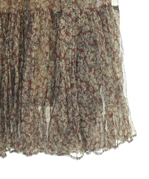 L'EQUIPE YOSHIE INABA（レキップヨシエイナバ）ロング・マキシ丈スカート 赤 サイズ:9(M位) レディース/2200669589238