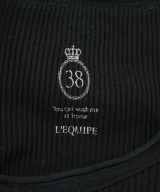 L'EQUIPE YOSHIE INABA（レキップヨシエイナバ）Tシャツ・カットソー 黒 サイズ:38(S位) レディース/2200670740093