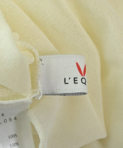 L'EQUIPE YOSHIE INABA（レキップヨシエイナバ）Tシャツ・カットソー 白 サイズ:38(S位) レディース/2200671184025