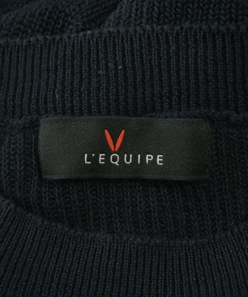 L'EQUIPE YOSHIE INABA（レキップヨシエイナバ）ニット・セーター 紺 サイズ:38(S位) レディース/2200671184049