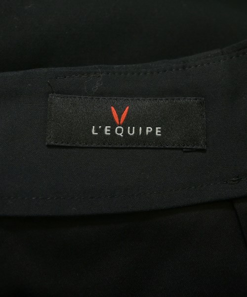 L'EQUIPE YOSHIE INABA（レキップヨシエイナバ）ロング・マキシ丈スカート 黒 サイズ:38(S位) レディース/2200671738051