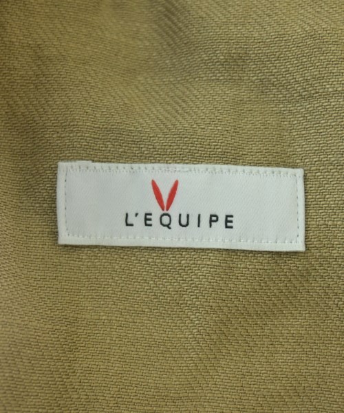 L'EQUIPE YOSHIE INABA（レキップヨシエイナバ）ジャケット ベージュ サイズ:38(S位) レディース/2200668427050