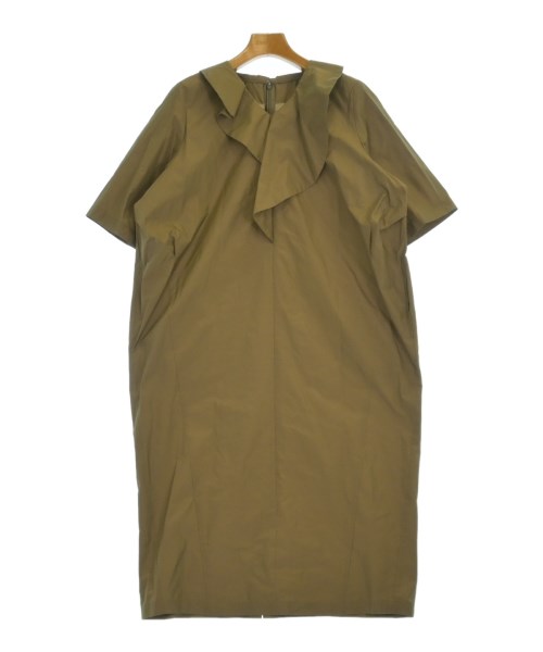 L'EQUIPE YOSHIE INABA(レキップヨシエイナバ)ワンピース カーキ サイズ:38(S位)/2200668427104