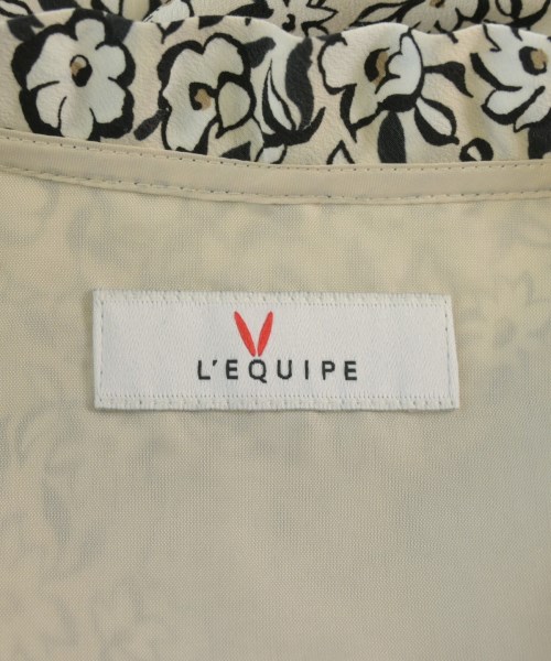 L'EQUIPE YOSHIE INABA（レキップヨシエイナバ）ブラウス ベージュ サイズ:38(S位) レディース/2200668427111