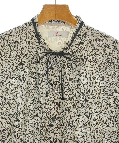 L'EQUIPE YOSHIE INABA（レキップヨシエイナバ）ブラウス ベージュ サイズ:38(S位) レディース/2200668427111