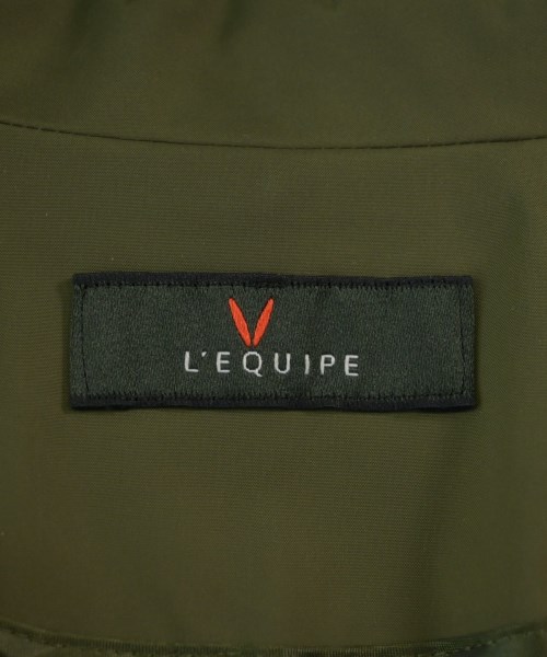 L'EQUIPE YOSHIE INABA（レキップヨシエイナバ）テーラードジャケット カーキ サイズ:38(S位) レディース/2200672211010