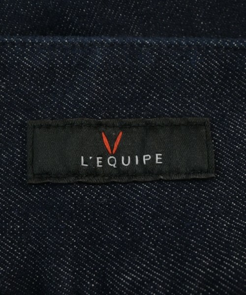 L'EQUIPE YOSHIE INABA（レキップヨシエイナバ）デニムパンツ 紺 サイズ:36(XS位) レディース/2200672211027