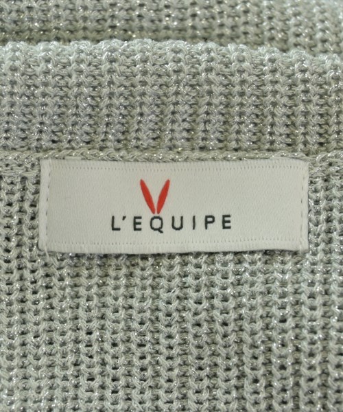 L'EQUIPE YOSHIE INABA（レキップヨシエイナバ）ニット・セーター グレー サイズ:38(S位) レディース/2200672211034