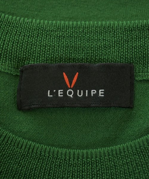 L'EQUIPE YOSHIE INABA（レキップヨシエイナバ）ニット・セーター 緑 サイズ:38(S位) レディース/2200672211041