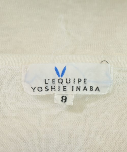 L'EQUIPE YOSHIE INABA（レキップヨシエイナバ）ベスト/ノースリーブ 白 サイズ:9(M位) レディース/2200731392094