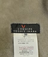 L'EQUIPE YOSHIE INABA（レキップヨシエイナバ）ムートンコート グレー サイズ:38(M位) レディース/2200731954025