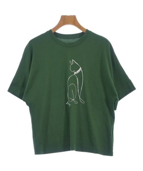 L'EQUIPE YOSHIE INABA(レキップヨシエイナバ)Tシャツ・カットソー 緑 サイズ:38(S位)/2200684701035