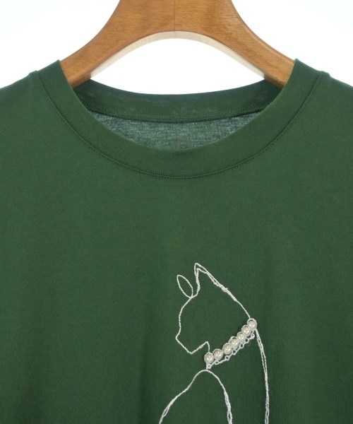 L'EQUIPE YOSHIE INABA（レキップヨシエイナバ）Tシャツ・カットソー 緑 サイズ:38(S位) レディース/2200684701035