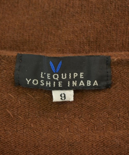 L'EQUIPE YOSHIE INABA（レキップヨシエイナバ）カーディガン 茶 サイズ:9(M位) レディース/2200681605022