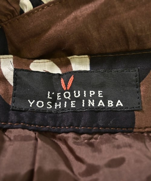 L'EQUIPE YOSHIE INABA（レキップヨシエイナバ）ロング・マキシ丈スカート 茶 サイズ:40(M位) レディース/2200682312011