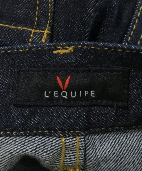 L'EQUIPE YOSHIE INABA（レキップヨシエイナバ）デニムパンツ 紺 サイズ:38(S位) レディース/2200685780053