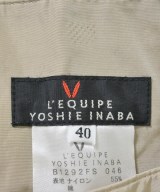 L'EQUIPE YOSHIE INABA（レキップヨシエイナバ）ロング・マキシ丈スカート ベージュ サイズ:40(M位) レディース/2200684898018