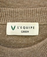 L'EQUIPE YOSHIE INABA（レキップヨシエイナバ）ニット・セーター 茶 サイズ:38(S位) レディース/2200692128060