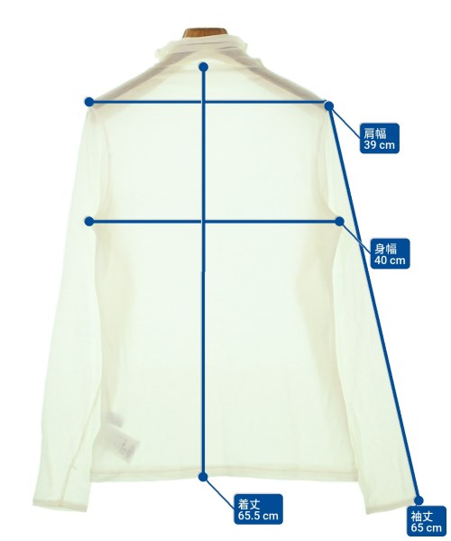 L'EQUIPE YOSHIE INABA（レキップヨシエイナバ）Tシャツ・カットソー 白 サイズ:38(S位) レディース/2200692128077