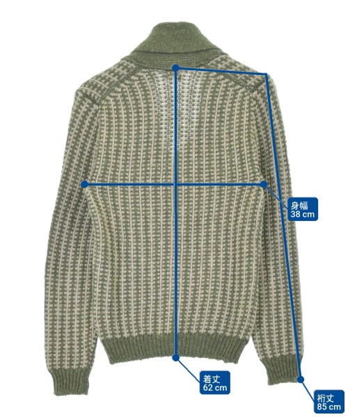 Drumohr（ドルモア）カーディガン 緑 サイズ:42(XS位) メンズ/2200621818017