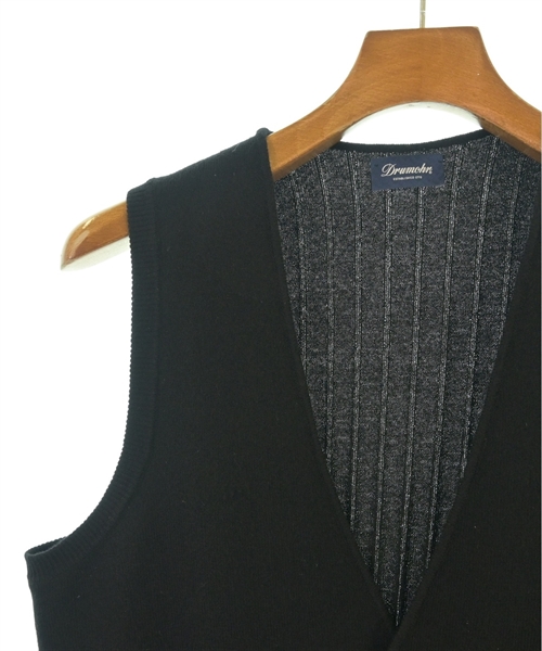 Drumohr（ドルモア）ベスト 黒 サイズ:46(M位) メンズ/2200620478113