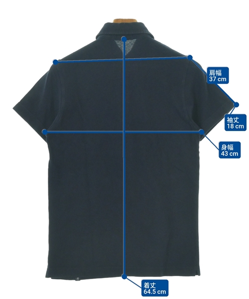 Drumohr（ドルモア）ポロシャツ 紺 サイズ:S メンズ/2200627768101