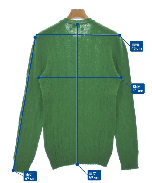 Drumohr（ドルモア）ニット・セーター 緑 サイズ:44(XS位) メンズ/2200628322029