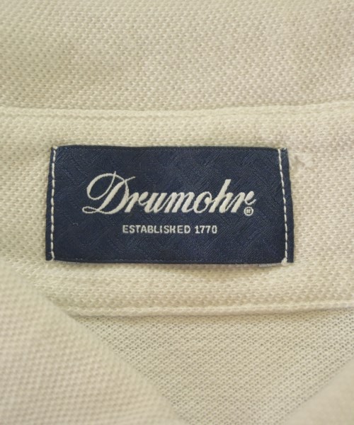 Drumohr（ドルモア）ポロシャツ 白 サイズ:XL メンズ/2200675117029