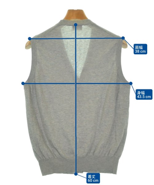 Drumohr（ドルモア）ベスト グレー サイズ:46(M位) メンズ/2200673324023