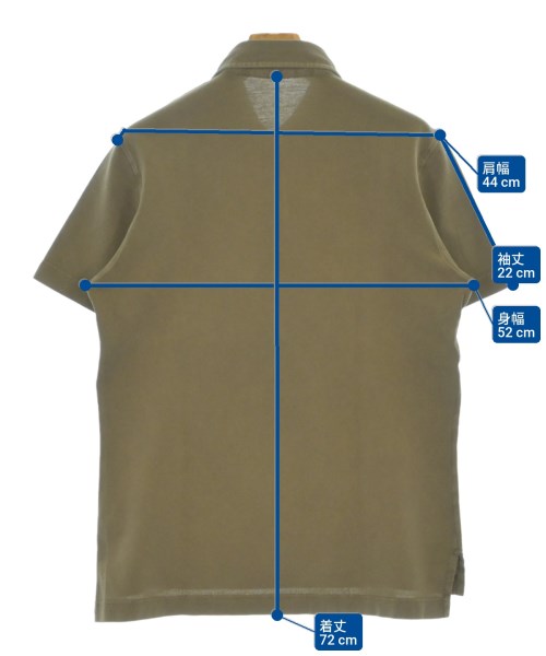 Drumohr（ドルモア）ポロシャツ カーキ サイズ:M メンズ/2200675375122