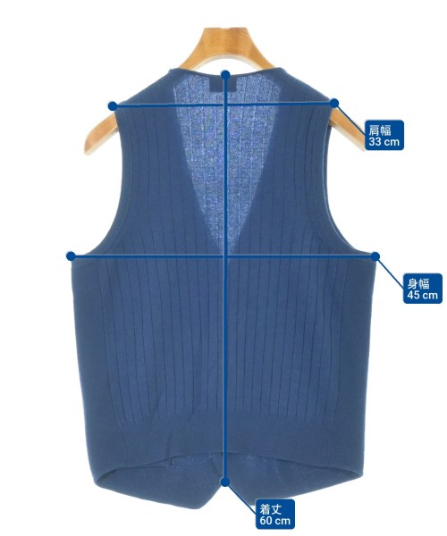 Drumohr（ドルモア）ベスト 紺 サイズ:48(L位) メンズ/2200646927213