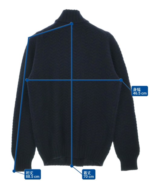 Drumohr（ドルモア）カーディガン 紺 サイズ:48(L位) メンズ/2200669963076